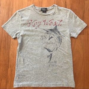 Ralph Lauren Boys Grey Nautical Tee Shirt